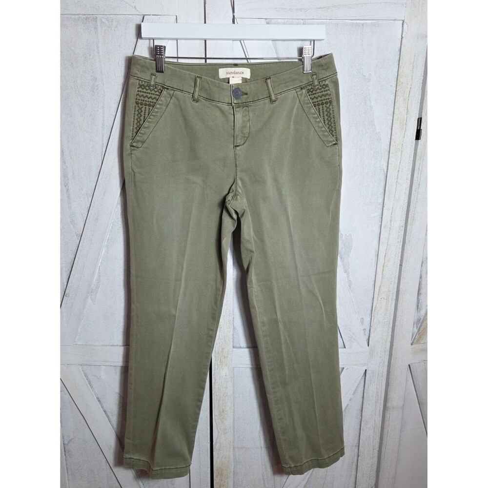 Sundance Green Chino Pants Size 4P